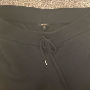 Quince Black Cashmere Sweatpants